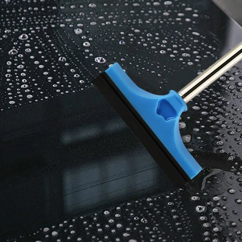 Portable Telescopic Car Window Wiper and Glass Cleaner Tool with Side Mirror Squeegee