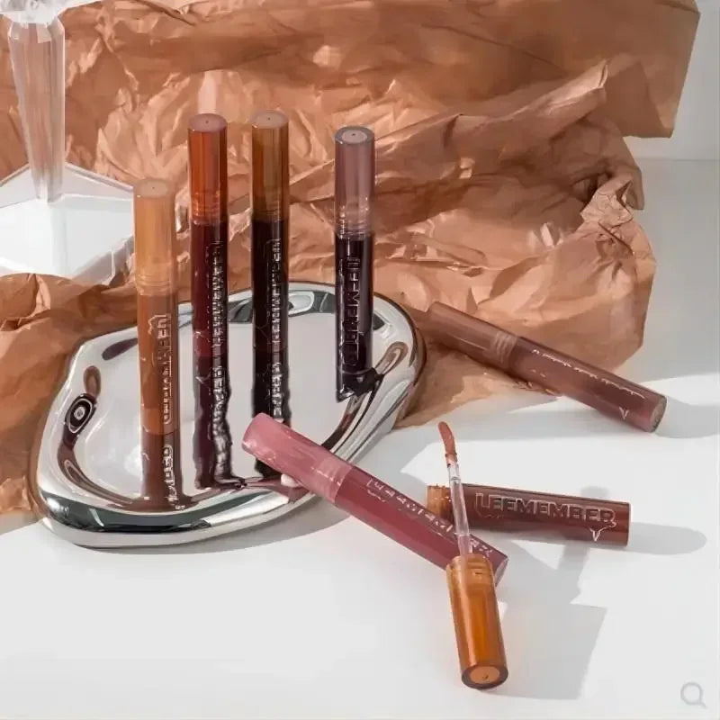 Lava Chocolate Lip Gloss Set Moisturizing Lip Tint Liquid Lipstick