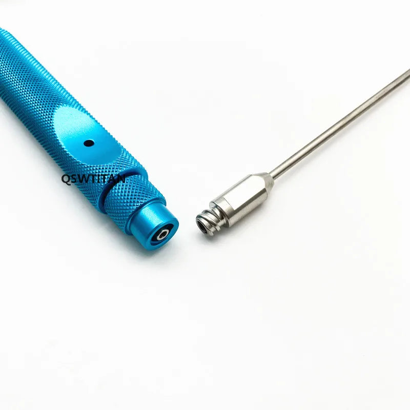 Water Injection Handle Converter for Ophthalmic Liposuction Titanium Handle