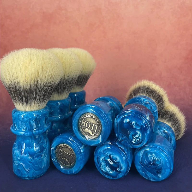 Premium 2026 Chick Down Fiber Shaving Brush with Ergonomic Handle - Soft Knot Wet Shaving Accessory