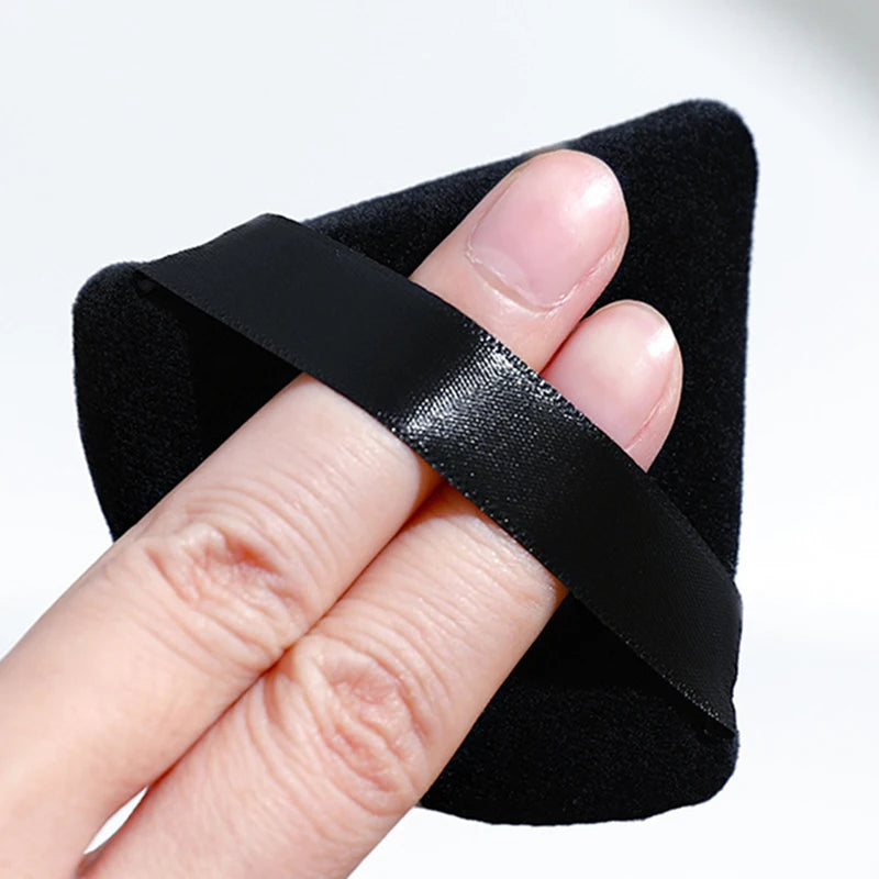 7Pcs Triangular Makeup Sponge Set - Soft Velvet Cosmetic Blenders for Contouring & Eye Makeup