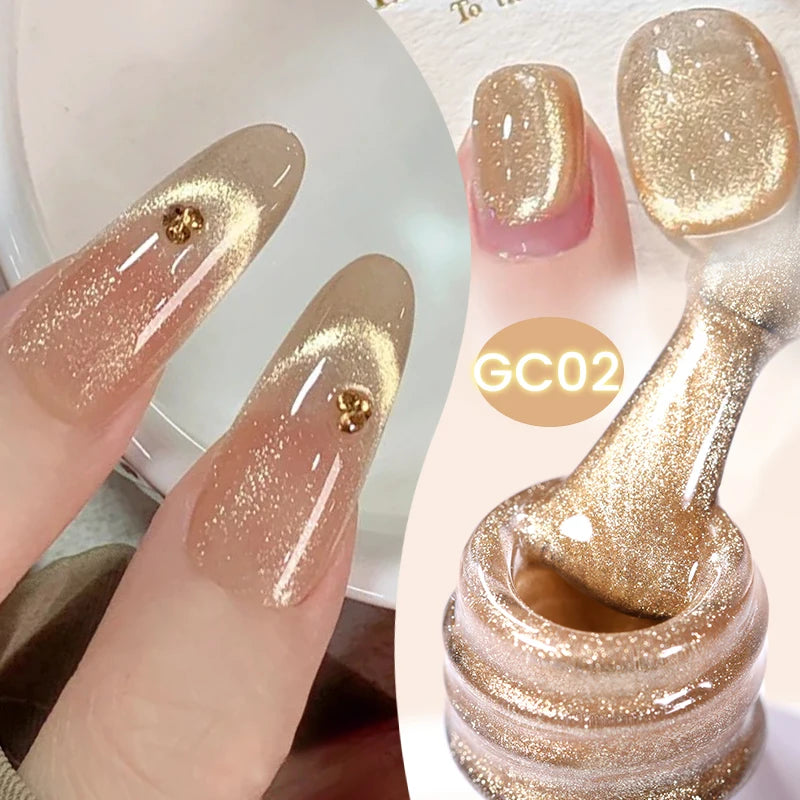 Magnetic Gel Nail Polish Set - 10ml Semi-Permanent UV/LED Nail Art