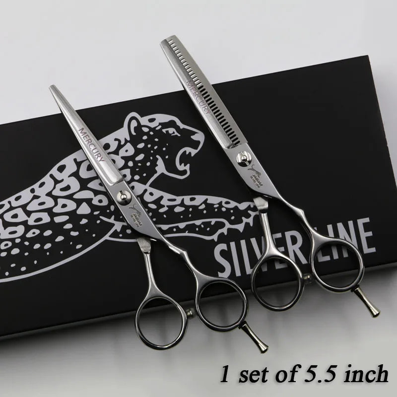 Professional Hairdressing Scissors Set 4 Sizes Stainless Steel Barber Shears