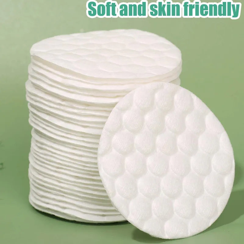 Disposable Cotton Pads for Makeup Removal and Skin Care - 200pcs, Soft & Gentle