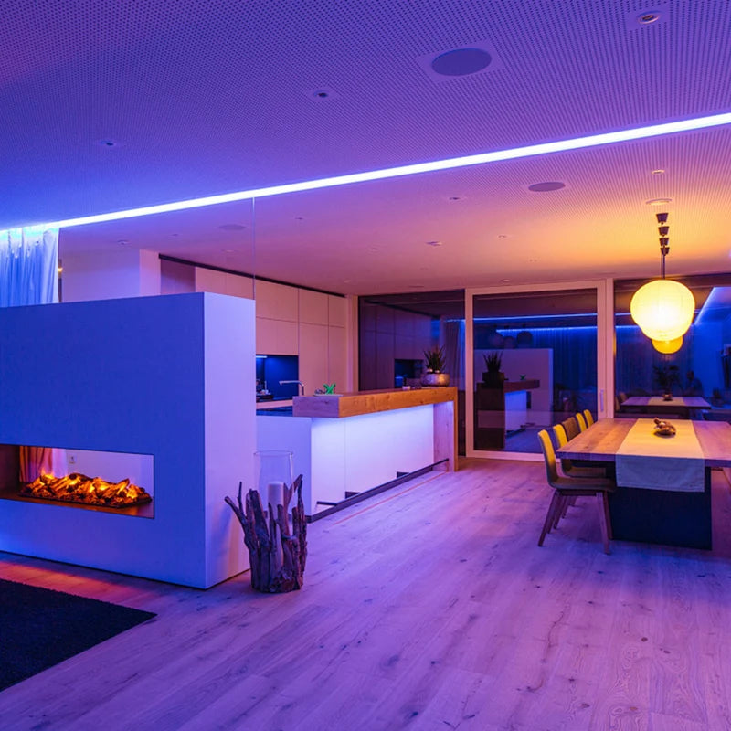 100FT RGB LED Strip Lights with Remote & App Control for Room Decoration