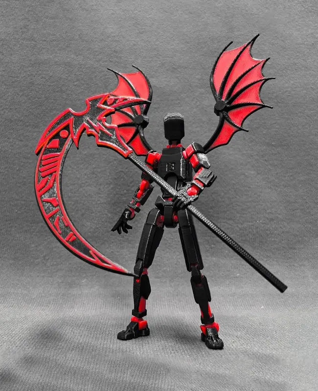 3D Printed Action Figure Set with Accessories - Collectible Toy for Kids & Adults