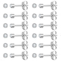 12 Pairs Multicolor Birthstone Ear Piercing Stud Earrings for Ear Piercing Guns