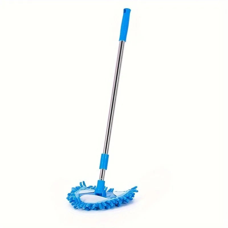 Triangle Retractable Wall Mop for Ceiling & Floor Cleaning Dust Removal Small Home Tool