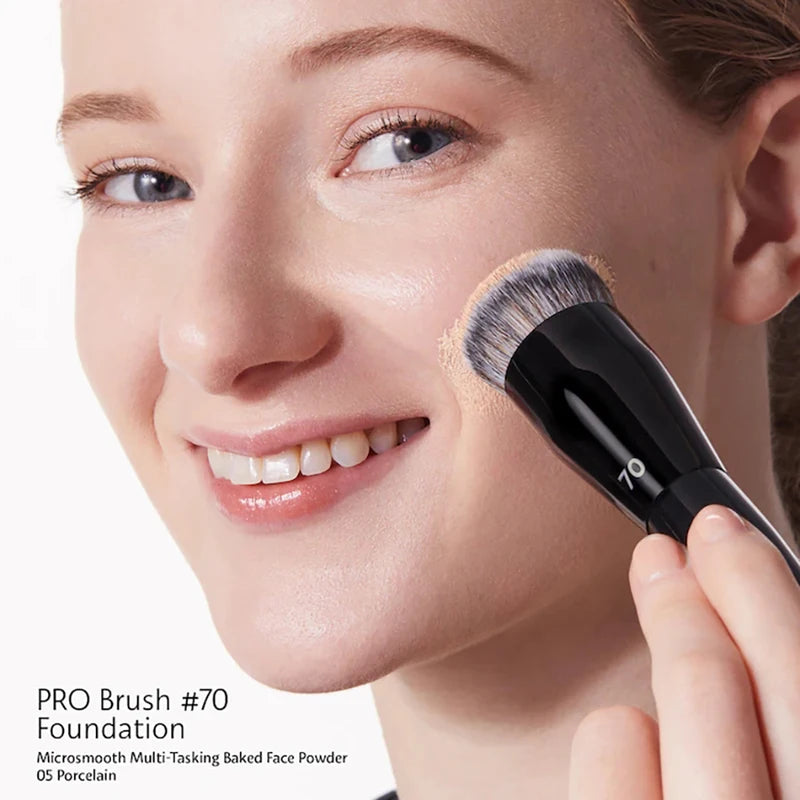 Pro Makeup Foundation Brush 70 Chubby Synthetic Face Contour Tool for Cream Foundation