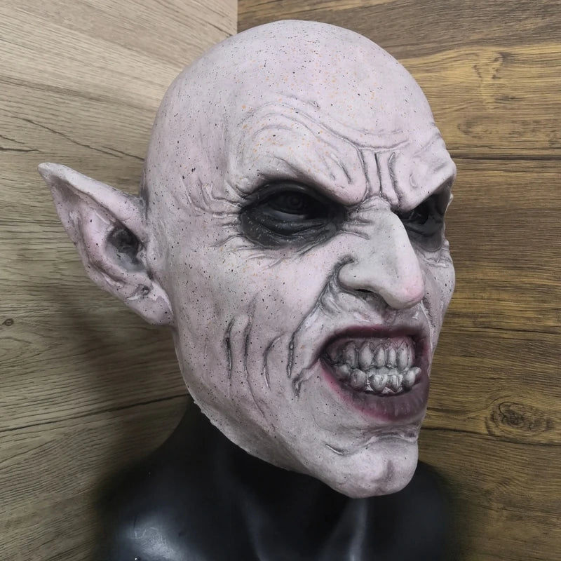 Nosferatu Vampire Latex Mask - Scary Halloween Costume Accessory