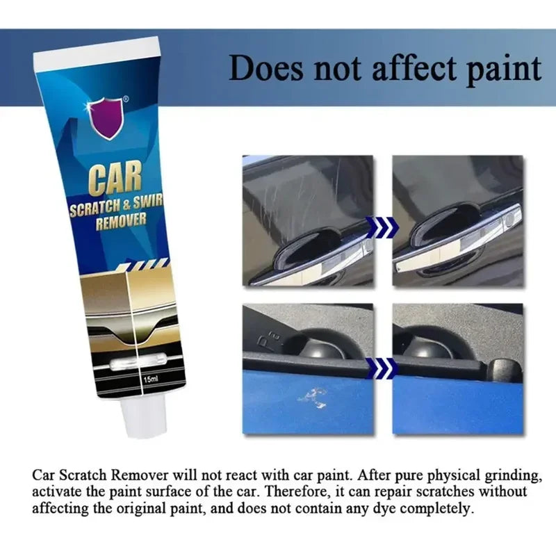 Car Scratch Remover Kit Auto Body Paint Repair Polishing Wax Swirl Removal Tool