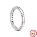 Sterling Silver Arrow & Four-Leaf Clover Women’s Stacking Ring Jewelry Gift