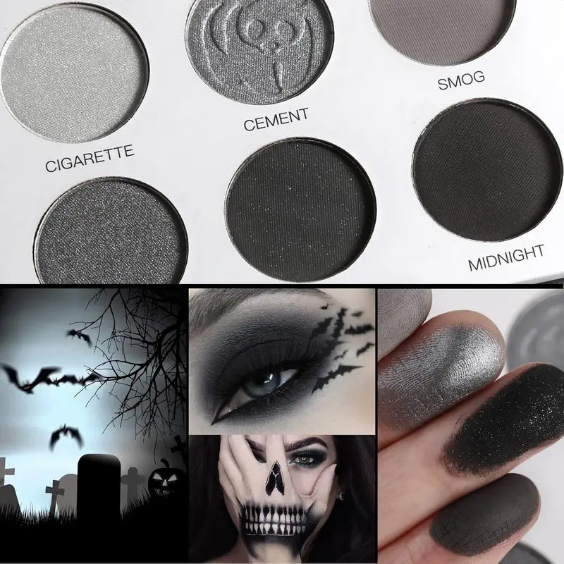 9-Color Eyeshadow Palette with Matte & Shimmer Finishes - Long-Lasting, Vegan & Cruelty-Free Makeup
