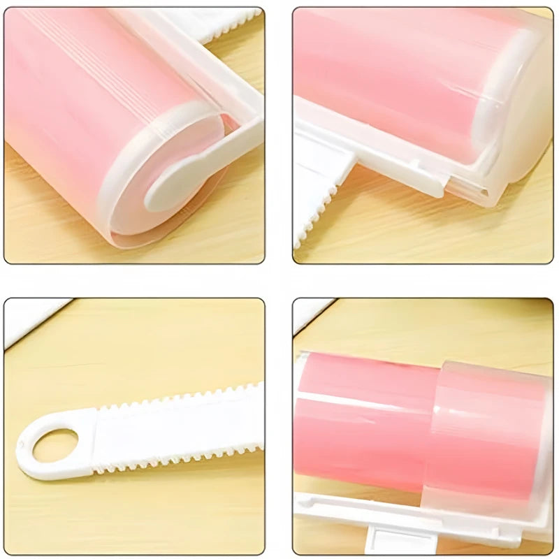 Reusable Sticky Hair Roller for Pet Hair & Dust Removal, Portable Home Cleaner