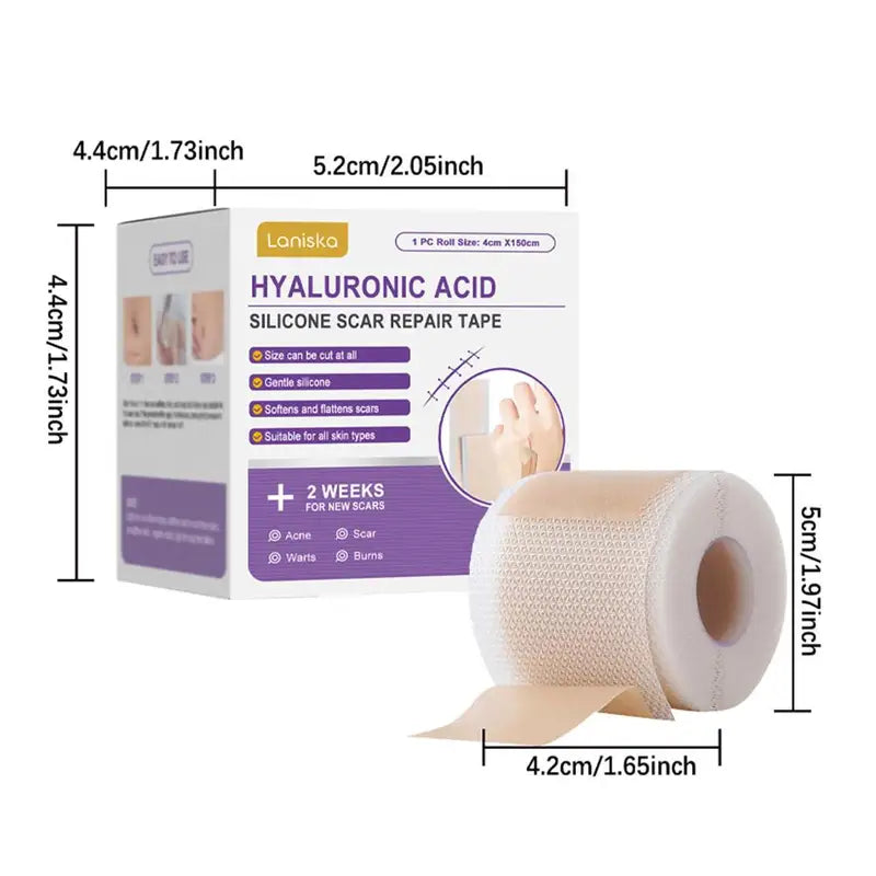 Silicone Self-Adhesive Scar Sheet Cover Patch Waterproof Breathable Skin Care Tape