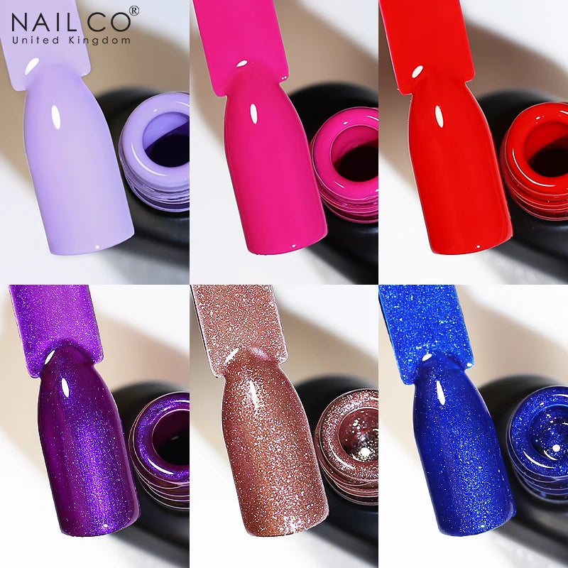 Gel Nail Polish Top & Base Coat Set - 283 Colors UV & LED Curing