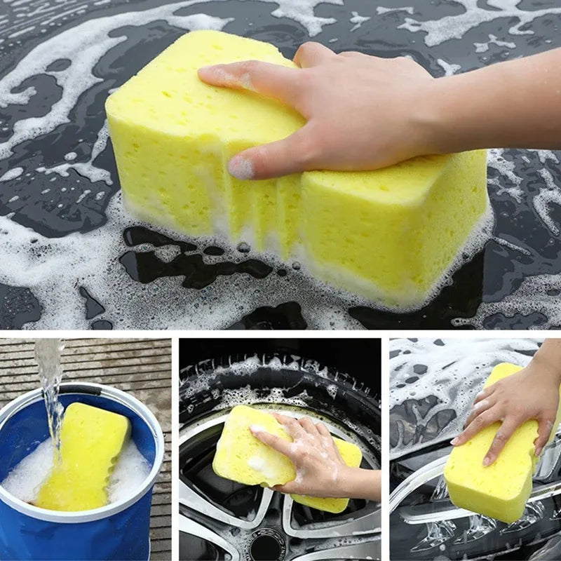 Large Car Wash Sponge High-Density Cotton Absorbent Cleaning Tool