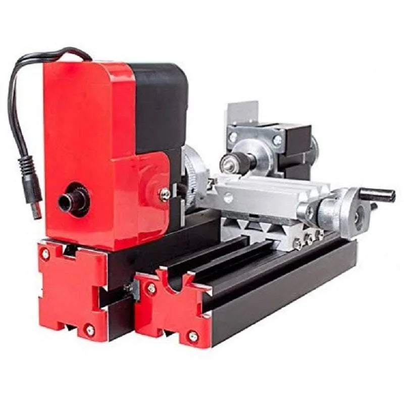 Mini Power Metal Lathe Machine 24W 20000RPM for Wood Plastic Soft Metals