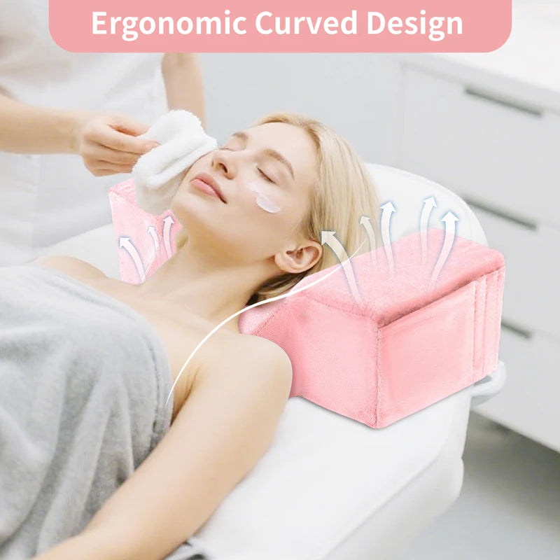Eyelash Pillow Neck Support U-Shaped Memory Foam Pillow for Lash Extensions
