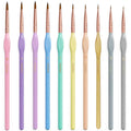 10-Piece Fine Detail Paint Brush Set for Miniatures, Nails, Face & Art