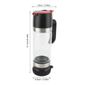 Honey Dispenser 350ml Glass Syrup Bottle with Handle Drip-Free Pouring