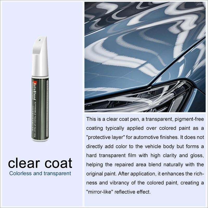Paint and Clear Coat Repair Pens for Automotive Spot Touch-Up - Multiple Colors