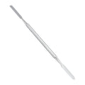 Stainless Steel Mixing Spatula Double Ended Nail Art Makeup Foundation Eyeshadow Tool
