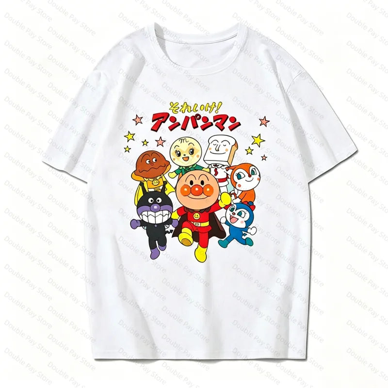 Unisex Short Sleeve Graphic T-Shirt Summer Tops Casual Streetwear