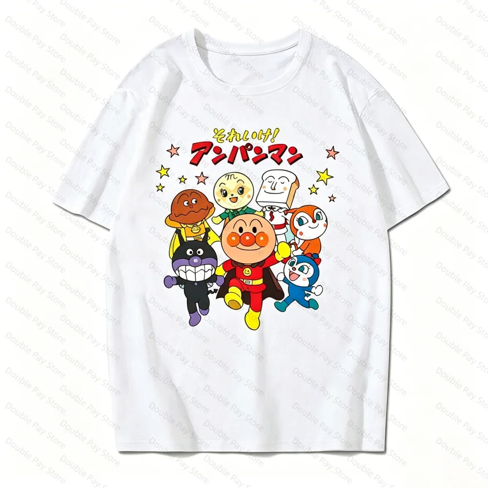 Unisex Short Sleeve Graphic T-Shirt Summer Tops Casual Streetwear