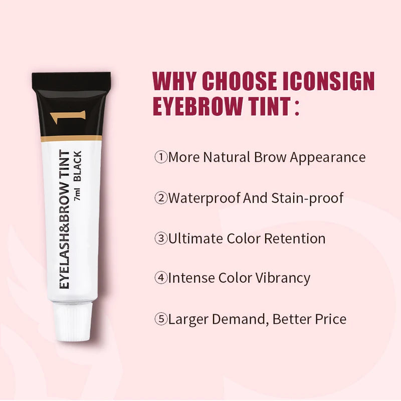 Eyelash and Eyebrow Tint Kit - Long-Lasting Mascara Lift & Dye Set
