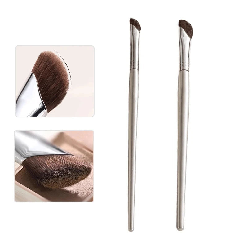 Nose Contour Brush Flat Angled Makeup Brush for Nose Shadow - Natural Hair