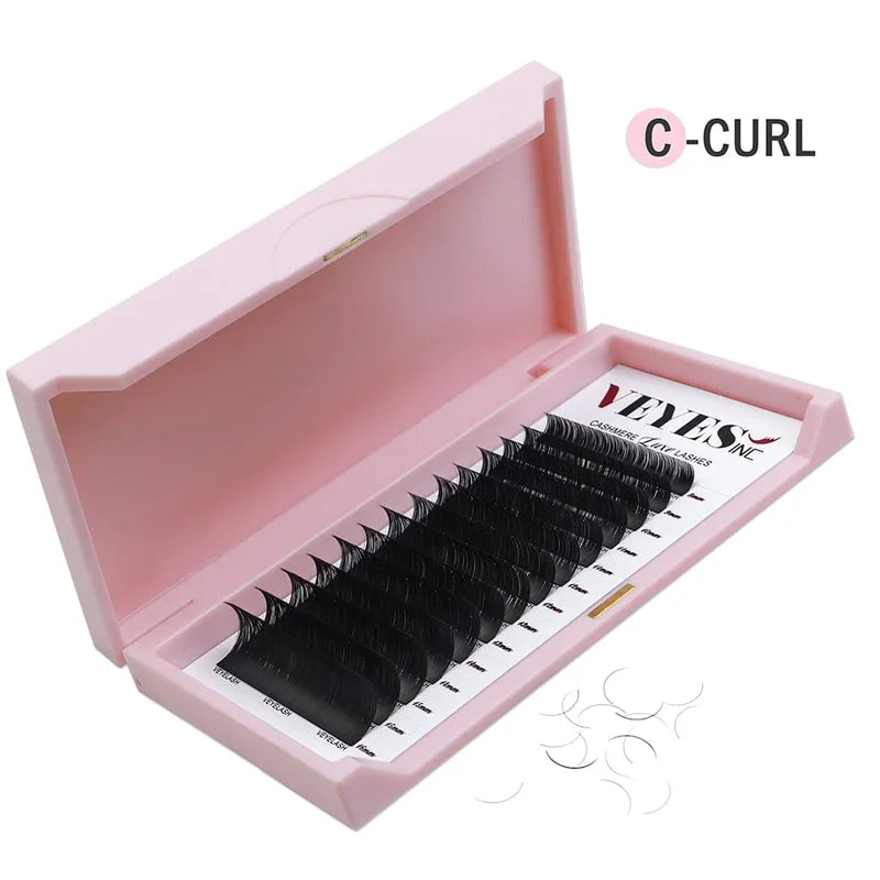 Cashmere Luxe Eyelash Extensions - Natural Faux Mink Volume Lashes