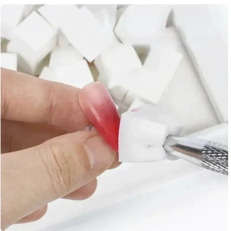 Nail Art Gradient Sponge Set with Grip Tool for Manicure DIY