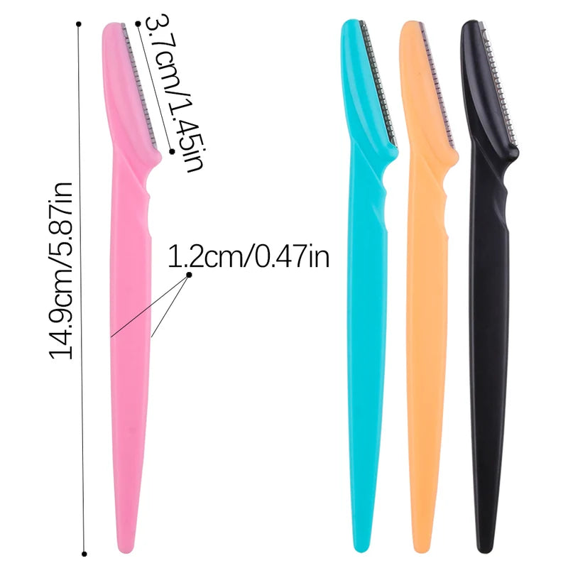 Eyebrow Trimmer Face Blade Set - Portable Hair Removal & Grooming Tools