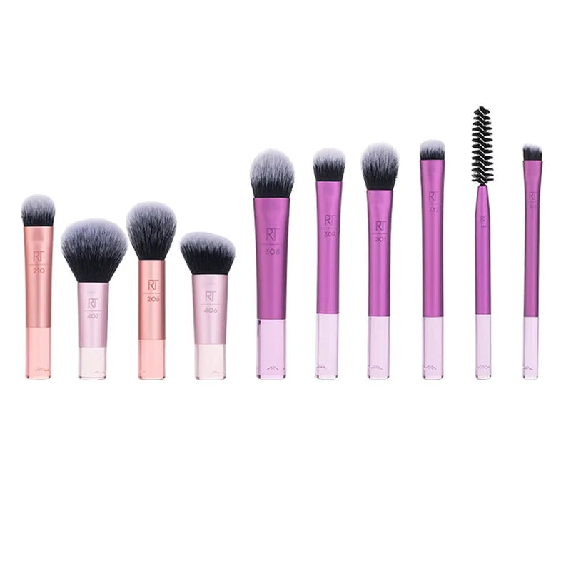 Makeup Brush Set with Eye Shadow, Powder, Concealer Tools - Female Beauty Kit
