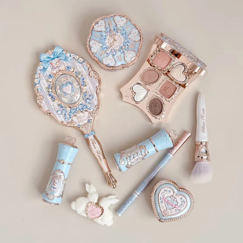 All-in-One Makeup Set with Eyeshadow Blush Lipstick & Mirror - Vegan Collection