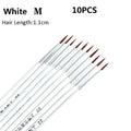 10Pcs Fine Hand Painted Art Drawing Pen Set - Thin Hook Line Makeup & Cosmetics Brushes