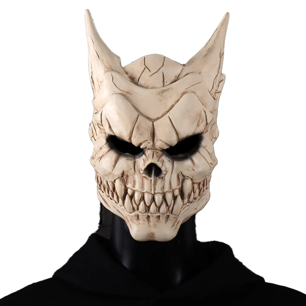 Anime Kaiju No 8 Kafka Hibino Mask Cosplay Skull Monster Latex Helmet Halloween Costume