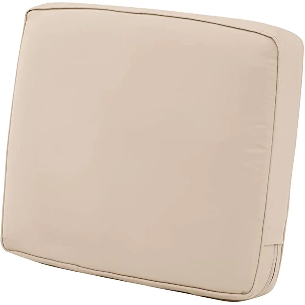 Outdoor Patio Cushion Covers Replacement - Water-Resistant & Windproof Seat Slipcovers