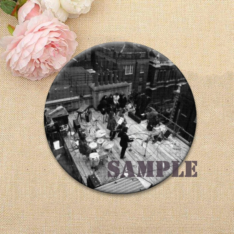 Music Band Badge Pins - Beatles Round Creative Brooches for Clothes & Bags