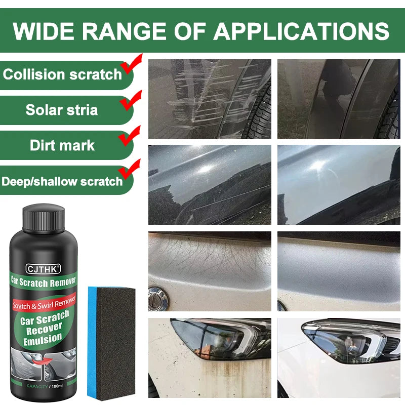 Car Scratch Remover Paint Care Kit - Auto Swirl & Scratch Repair Polishing