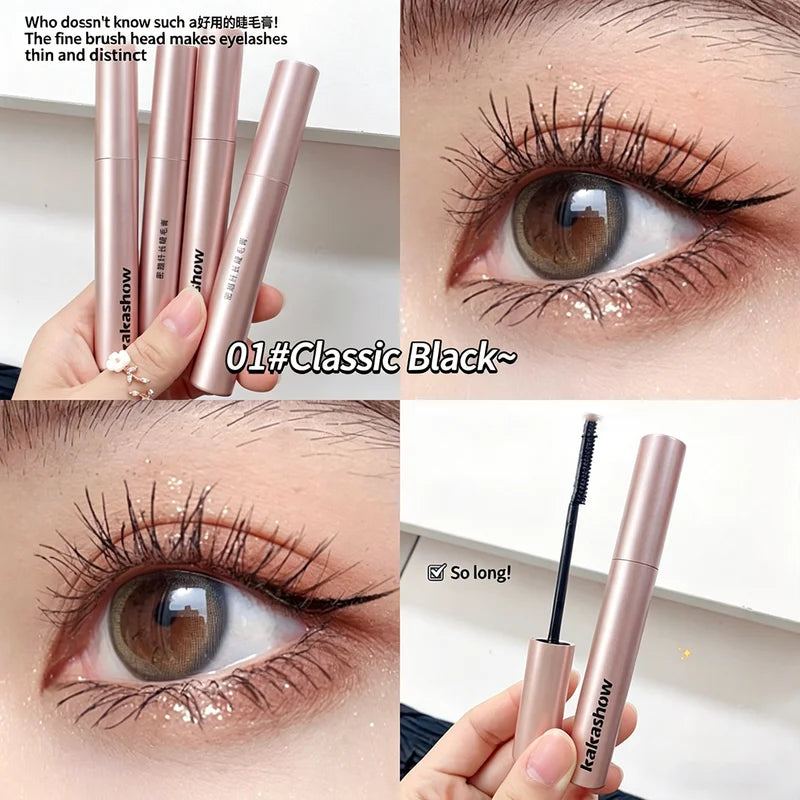 Long Lasting Waterproof Curling Mascara - No Clumping Natural Lash Effect