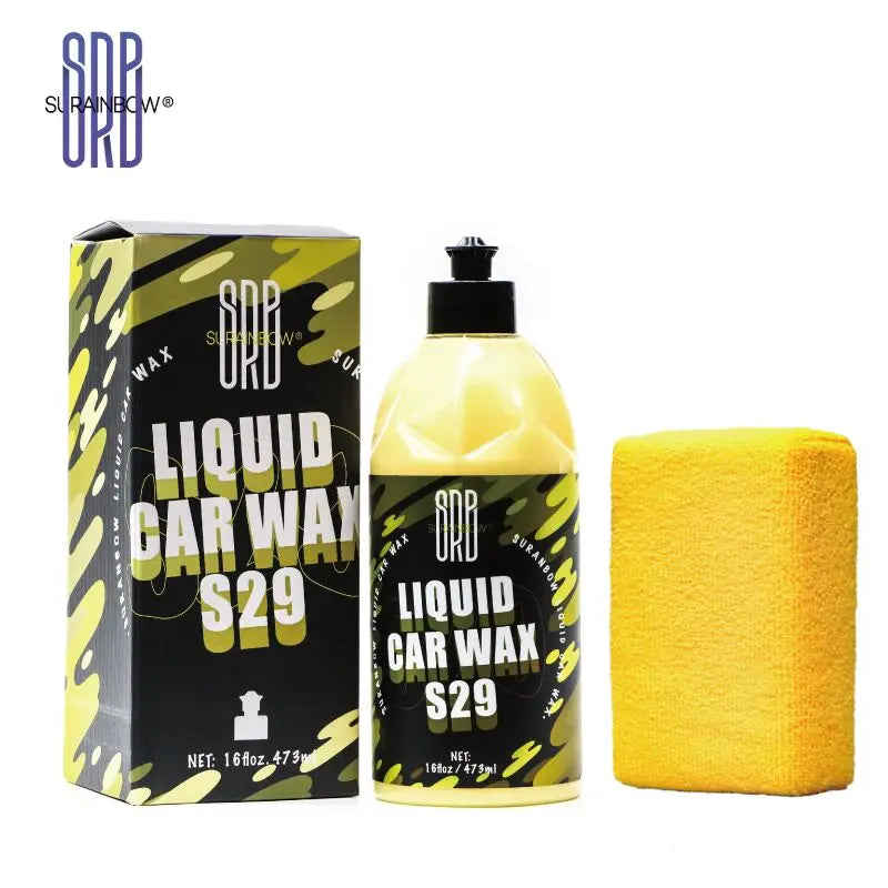 Liquid Car Wax with Carnauba Shine - All Colors, Superior Protection for All Paints