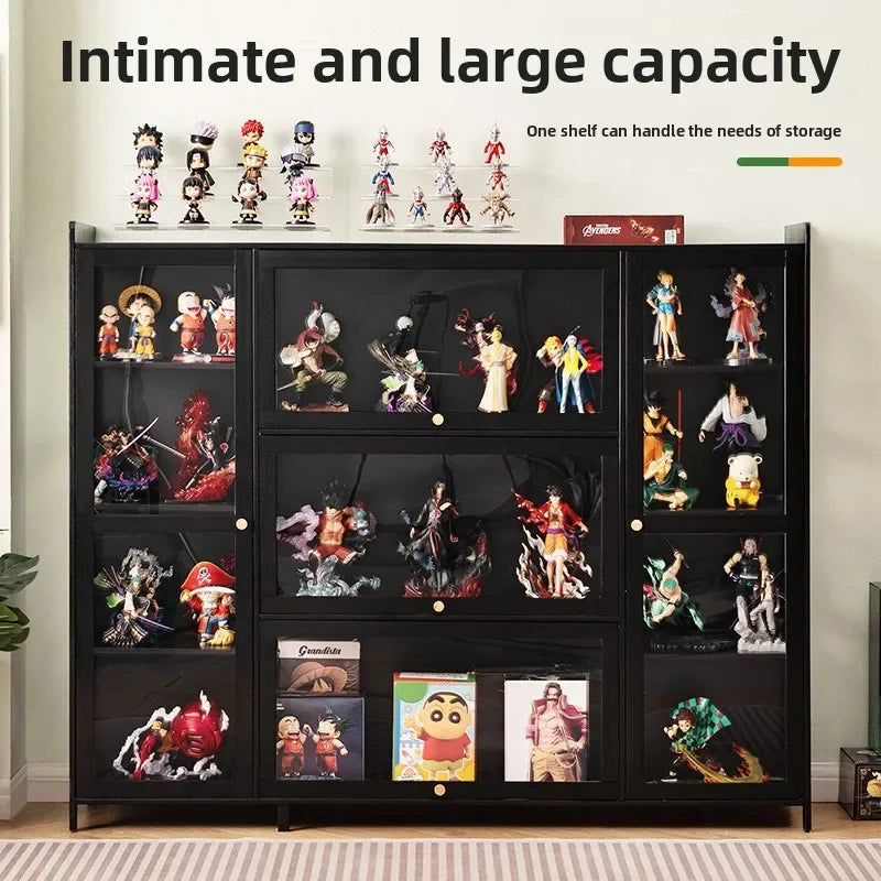 Acrylic Display Cabinet for LEGO Figures Toy Model Showcase Non-Glass Stand Multiple Colors