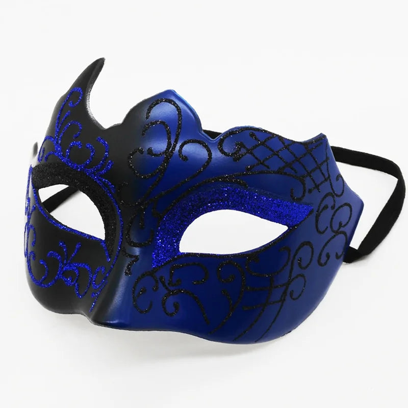 Men's Masquerade Mask with Elastic Straps for Carnival & Parties