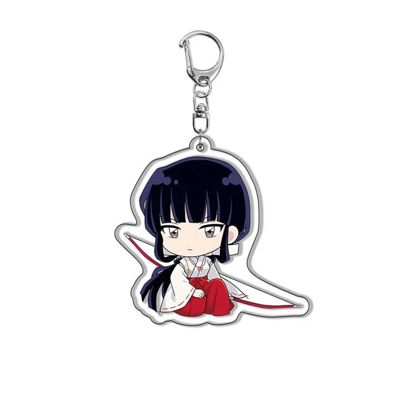 Anime Key Pendant - Sesshoumaru Keychain for Clothing, Bags & Gifts