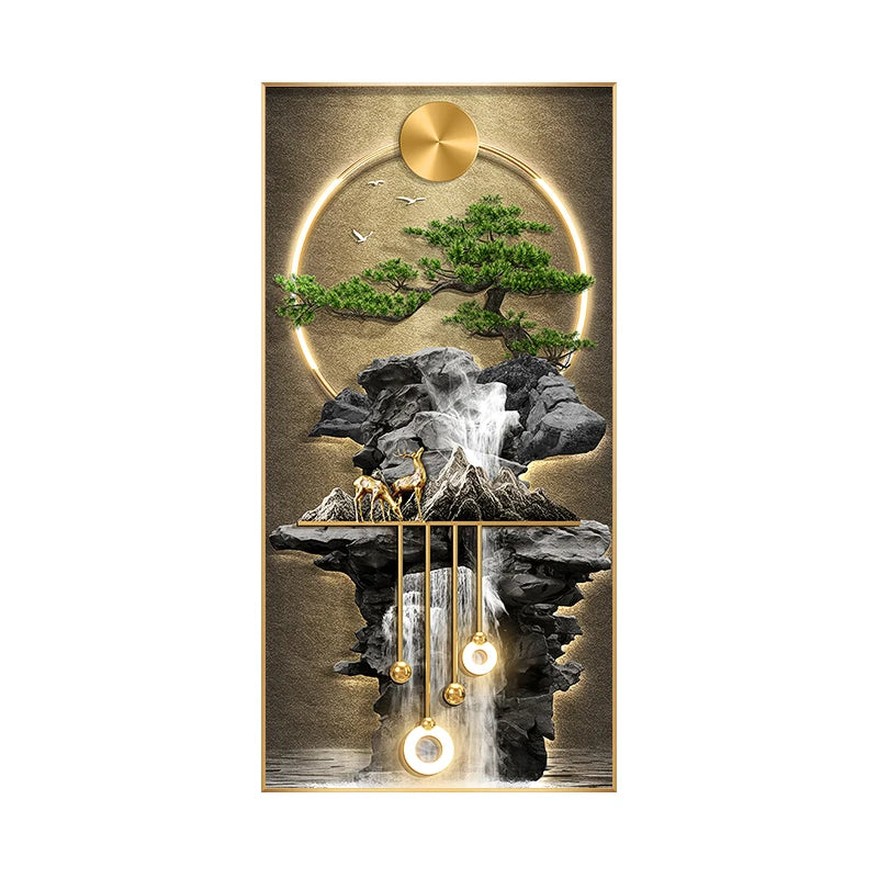 Modern LED Wall Lamp with Crystal Porcelain for Indoor Living Room & Corridor Decoration