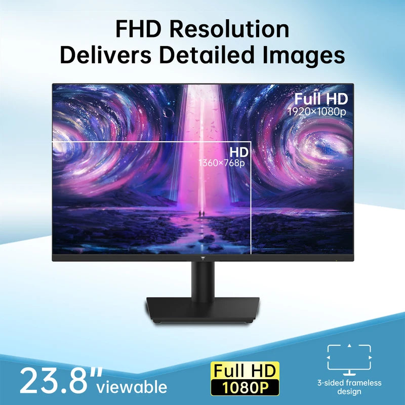24-Inch 1080P Gaming & Office Monitor with FreeSync, HDR10, HDMI & VGA