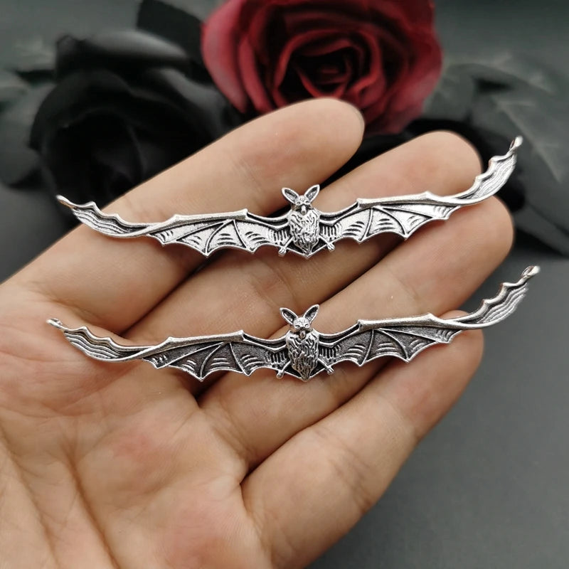 5 Pieces Gothic Vampire Bat Pendant Halloween Craft Accessories