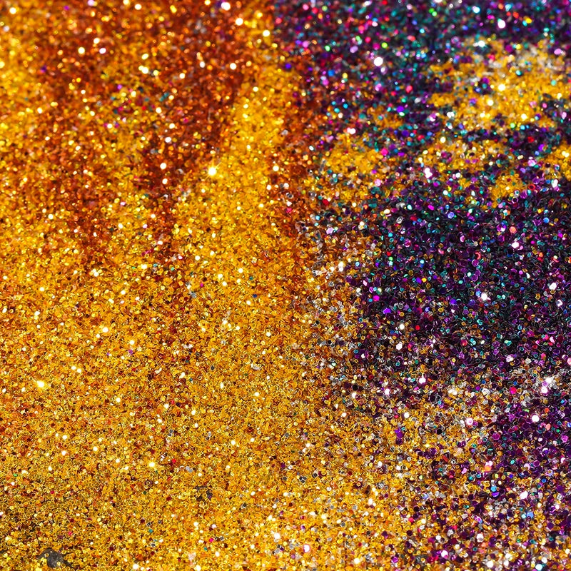 Colorful Holographic Glitter Powder for Resin Art & Nail Crafts 20g Lot